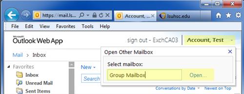 Open Group Mailbox